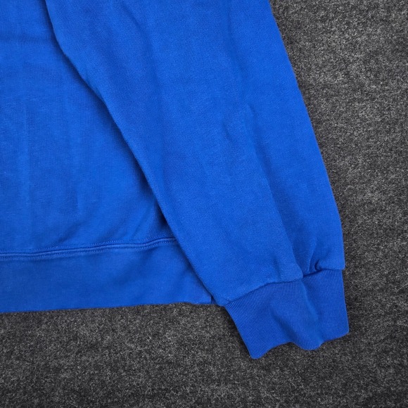 AYR Womens Blue Cotton Crewneck Sweatshirt Relaxed Fit Oversized Sweater Size XL - Picture 10 of 11